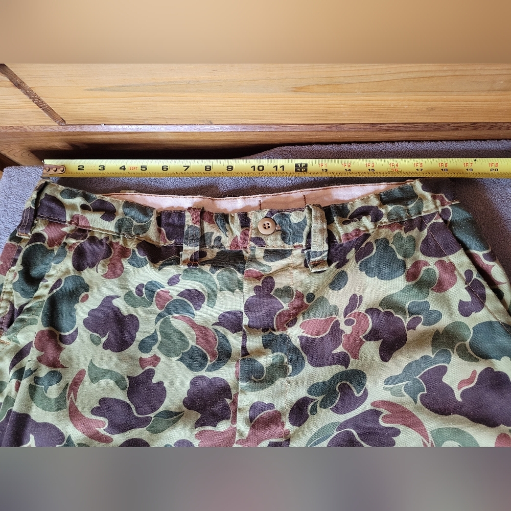 Vintage SafTbak Pants Mens 36x29 Duck Camo Hunting Canvas Altoona PA USA - Picture 4 of 10